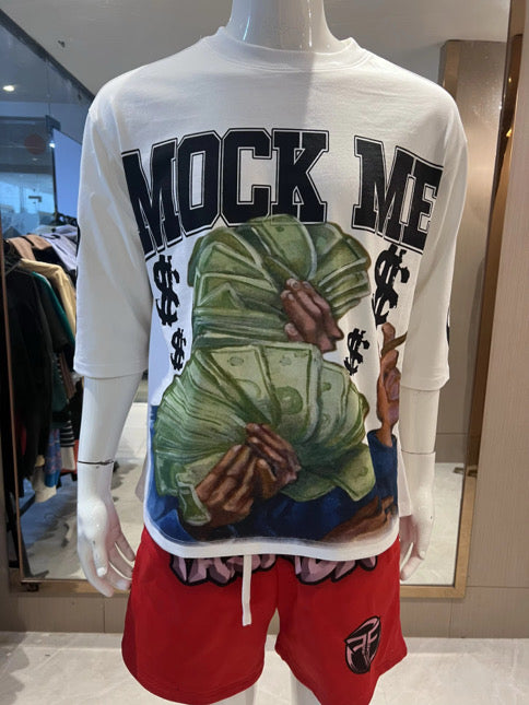 “Mock Me” Cropped Tee