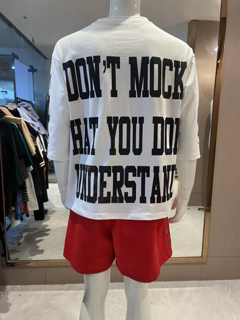 “Mock Me” Cropped Tee